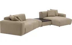 Goossens loungebank lago bruin stof - 8260088-gespiegeld-18