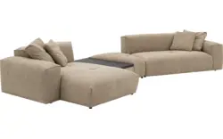 Goossens loungebank lago bruin stof - 8260088-goossens-lago-bank-stof-bruin-01