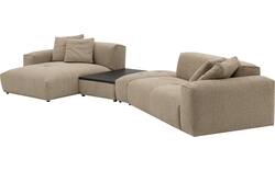 Goossens loungebank lago bruin stof - 8260088-goossens-lago-bank-stof-bruin-01