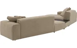 Goossens loungebank lago bruin stof - 8260088-goossens-lago-bank-stof-bruin-01