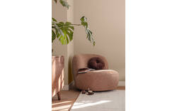 Goossens draaifauteuil avi rood stof - 8252943-goossens-avi-fauteuil-stof-01