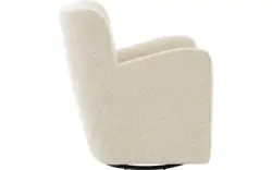 Goossens draaifauteuil brownie wit stof - 8260098-goossens-brownie-fauteuil-stof-01