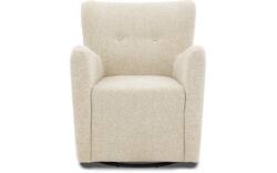 Goossens draaifauteuil brownie wit stof - 8260098-goossens-brownie-fauteuil-stof-01