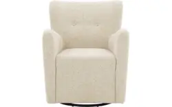 Goossens draaifauteuil brownie wit stof - 8260098-goossens-brownie-fauteuil-stof-01