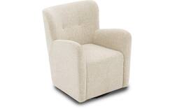 Goossens draaifauteuil brownie wit stof - 8260098-goossens-brownie-fauteuil-stof-01