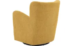 Goossens draaifauteuil brownie geel stof - 8260099-goossens-brownie-fauteuil-stof-01
