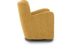 Goossens draaifauteuil brownie geel stof - 8260099-goossens-brownie-fauteuil-stof-01