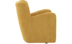 Goossens draaifauteuil brownie geel stof - 8260099-goossens-brownie-fauteuil-stof-01