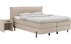 Goossens boxspring compleet gs 200 compleet beige stof - 8260100-goossens-gs-200-boxspring-stof-13