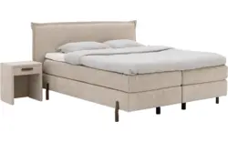 Goossens boxspring gs 200 beige stof - 8260100-goossens-gs-200-boxspring-stof-01