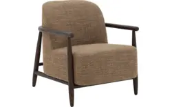 Goossens fauteuil fuzz bruin stof - 8260106-goossens-fuzz-fauteuil-stof-01