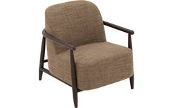 Goossens fauteuil fuzz bruin stof - 8260106-goossens-fuzz-fauteuil-stof-01