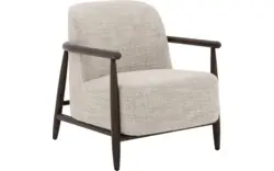 Goossens fauteuil fuzz bruin stof - 8260107-goossens-fuzz-fauteuil-stof-01