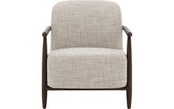 Goossens fauteuil fuzz bruin stof - 8260107-goossens-fuzz-fauteuil-stof-01