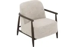 Goossens fauteuil fuzz bruin stof - 8260107-goossens-fuzz-fauteuil-stof-01