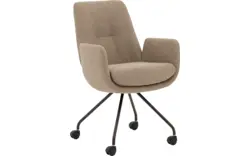 Goossens excellent eetkamerstoel mabach beige stof - 8260113-goossens-excellent-mabach-eetkamerstoel-stof-beige-01
