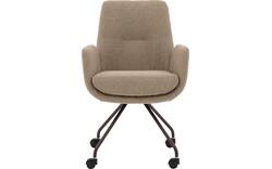 Goossens excellent eetkamerstoel mabach beige stof - 8260113-goossens-excellent-mabach-eetkamerstoel-stof-beige-01