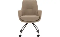 Goossens excellent eetkamerstoel mabach beige stof - 8260113-goossens-excellent-mabach-eetkamerstoel-stof-beige-01
