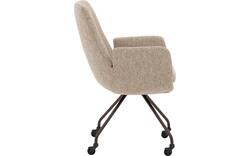 Goossens excellent eetkamerstoel mabach bruin stof - 8260114-goossens-excellent-mabach-eetkamerstoel-stof-bruin-01