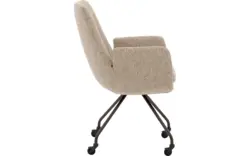 Goossens excellent eetkamerstoel mabach bruin stof - 8260114-goossens-excellent-mabach-eetkamerstoel-stof-bruin-01