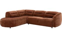 Goossens hoekbank zitra bruin stof - 8260133-gespiegeld-03
