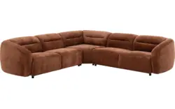 Goossens hoekbank zitra bruin stof - 8260136-gespiegeld-02