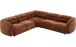 Goossens hoekbank zitra bruin stof - 8260136-gespiegeld-02
