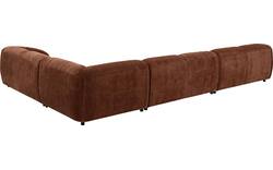 Goossens hoekbank zitra bruin stof - 8260137-goossens-zitra-bank-stof-bruin-01