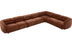 Goossens hoekbank zitra bruin stof - 8260137-goossens-zitra-bank-stof-bruin-01