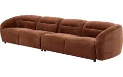 Goossens zitbank zitra bruin stof - 8260139-goossens-zitra-bank-stof-bruin-01