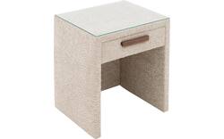 Goossens nachtkastje gs 200 nk beige stof - 8260145-goossens-gs-200-nk-nachtkastje-stof-01