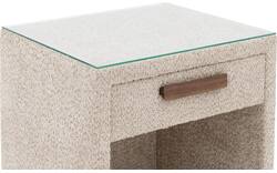 Goossens nachtkastje gs 200 nk beige stof - 8260145-goossens-gs-200-nk-nachtkastje-stof-01