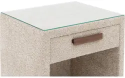 Goossens nachtkastje gs 200 nk beige stof - 8260145-goossens-gs-200-nk-nachtkastje-stof-01