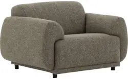 Goossens loveseat benk groen stof - 8260149-goossens-benk-bank-stof-groen-01
