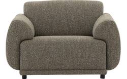Goossens loveseat benk groen stof - 8260149-goossens-benk-bank-stof-groen-01