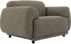 Goossens loveseat benk groen stof - 8260149-goossens-benk-bank-stof-groen-01