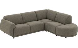 Goossens hoekbank benk groen stof - 8260152-goossens-benk-bank-stof-groen-01