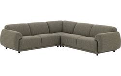 Goossens hoekbank benk groen stof - 8260155-goossens-benk-bank-stof-groen-02