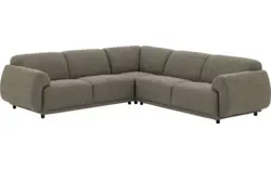 Goossens hoekbank benk groen stof - 8260155-goossens-benk-bank-stof-groen-01