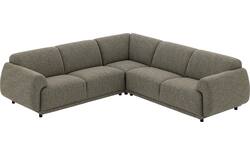 Goossens hoekbank benk groen stof - 8260155-goossens-benk-bank-stof-groen-01