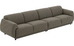 Goossens zitbank benk groen stof - 8260156-goossens-benk-bank-stof-groen-01