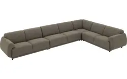 Goossens hoekbank benk groen stof - 8260157-goossens-benk-bank-stof-groen-01