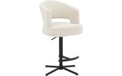 Goossens excellent barstoel roma wit stof - 8260223-goossens-excellent-roma-barstoel-stof-01