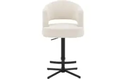 Goossens excellent barstoel roma wit stof - 8260223-goossens-excellent-roma-barstoel-stof-01