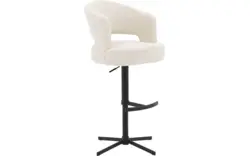 Goossens excellent barstoel roma wit stof - 8260223-goossens-excellent-roma-barstoel-stof-01