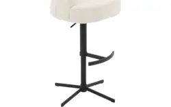 Goossens excellent barstoel roma wit stof - 8260223-goossens-excellent-roma-barstoel-stof-01