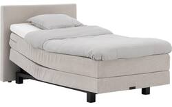 Goossens boxspring compleet flex dream 120 beige stof - 8260226-goossens-flex-dream-120-boxspring-stof