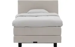 Goossens boxspring compleet flex dream 120 beige stof - 8260226-goossens-flex-dream-120-boxspring-stof