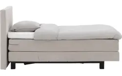 Goossens boxspring compleet flex dream 120 beige stof - 8260226-goossens-flex-dream-120-boxspring-stof