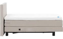 Goossens boxspring compleet flex dream 120 beige stof - 8260226-goossens-flex-dream-120-boxspring-stof